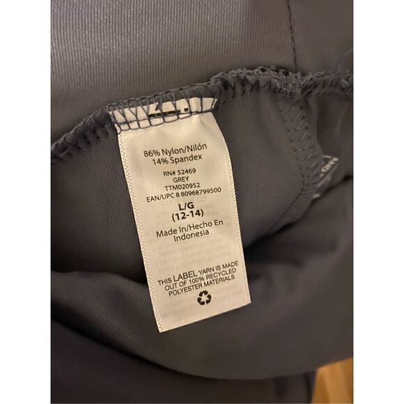 Time And Tru Gray Full Panel Leggings Size Large NWT - Picture 6 of 6